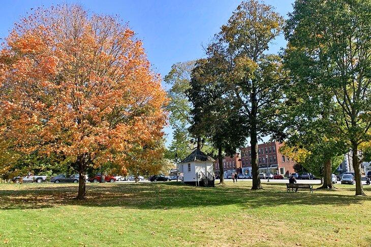 Village Green en Litchfield, Connecticut