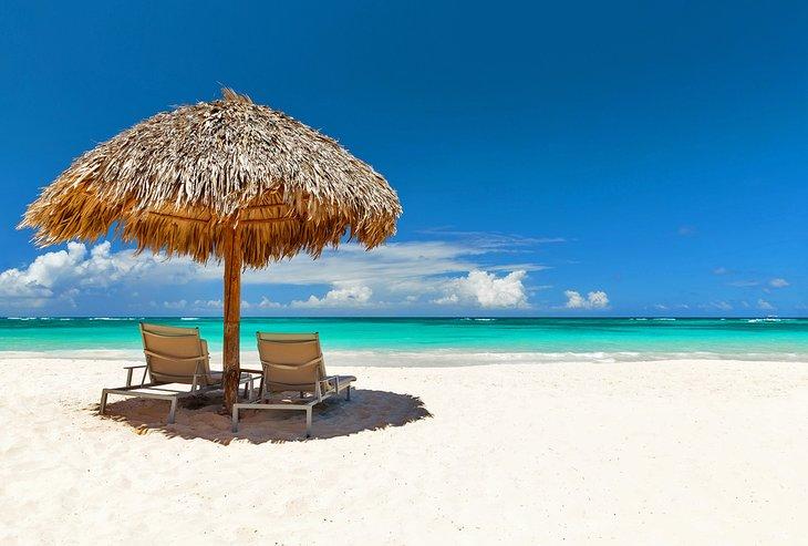 Una hermosa playa en Punta Cana, República Dominicana