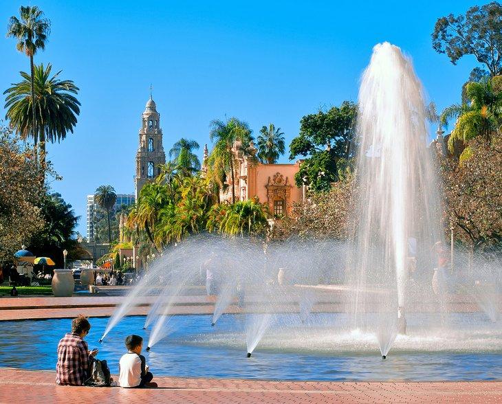 Fuente en Balboa Park