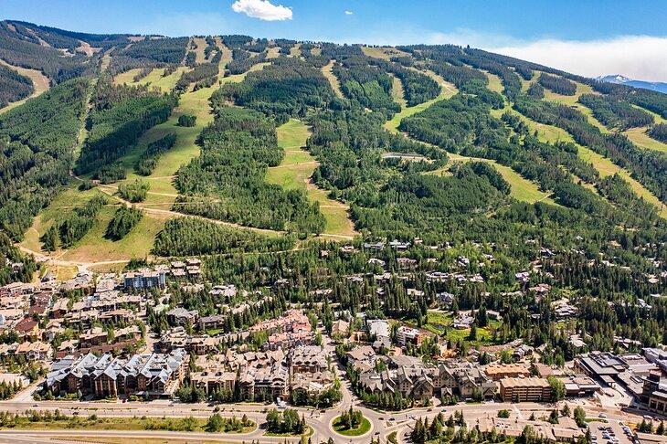 Vista aérea de Vail, Colorado