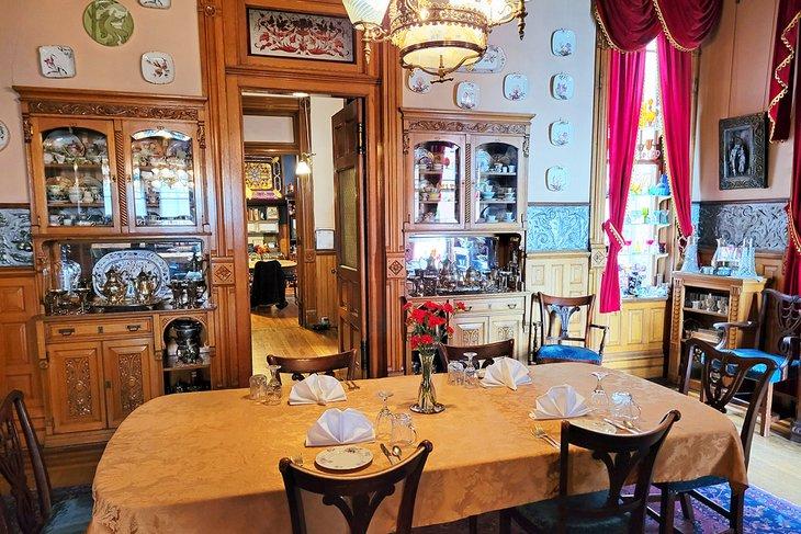 Esszimmer im Copper King Mansion