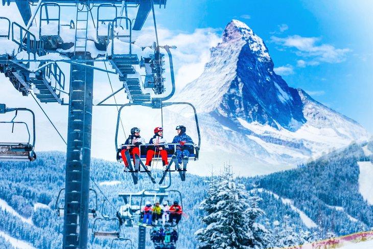 Matterhorn in Zermatt, Schweiz