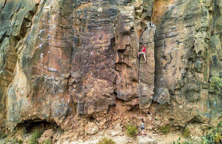 Felsklettern in El Chorro