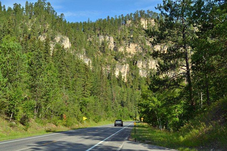 Scenic Byway de Spearfish Canyon