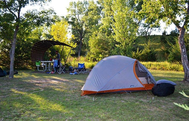 Campamentos del Área Recreativa del Lago Vermillion