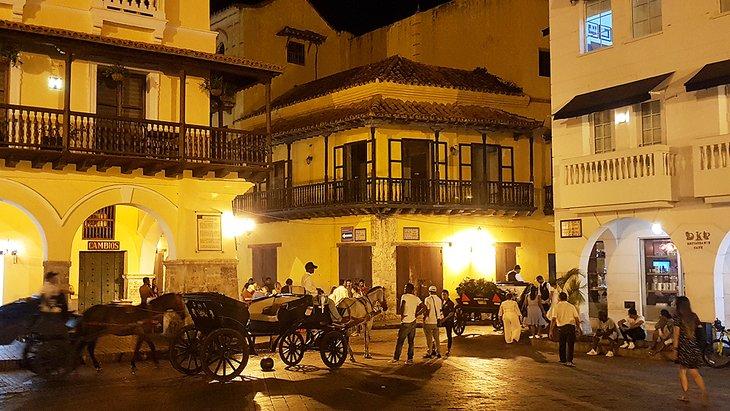 Noche en la Plaza de los Coches