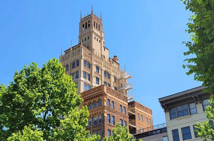 Edificios en el centro de Asheville