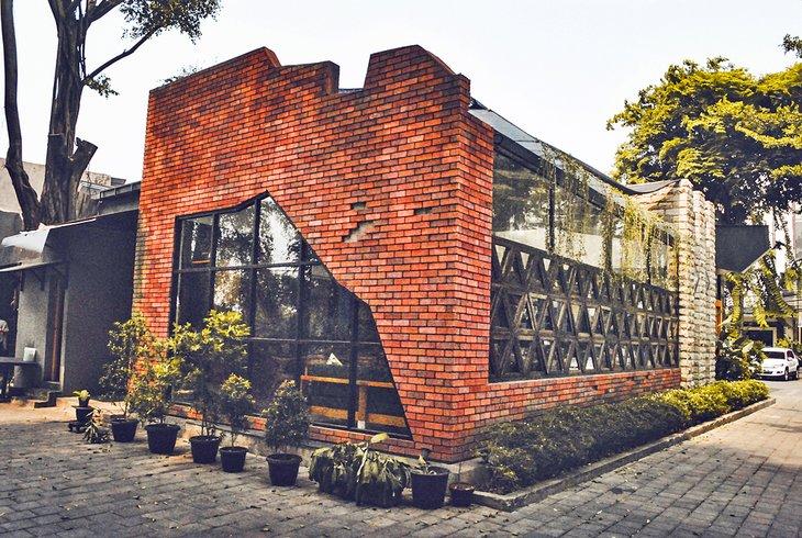Restaurant dans le quartier branché de Kemang, Jakarta