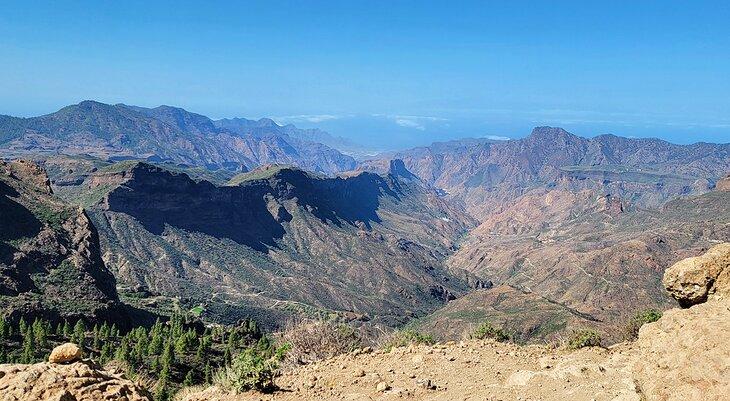 Vista desde la base de Roque Nublo