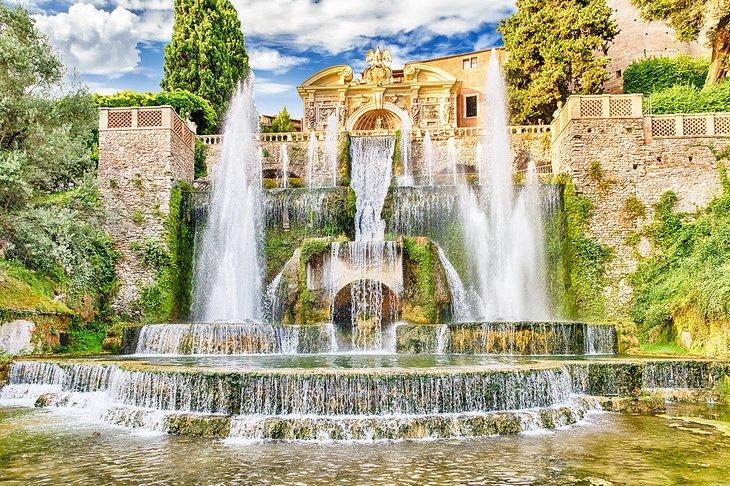 La Fuente de Neptuno, Villa d'Este, Tivoli