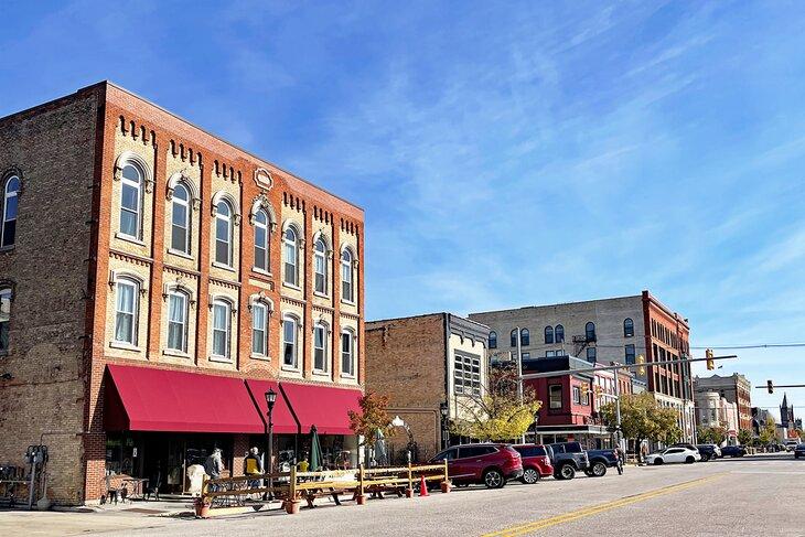 Centre-ville de Bay City, Michigan