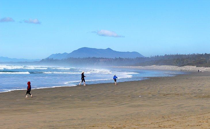 Día de primavera en Wickaninnish Beach