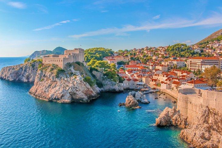 Vue de la vieille ville de Dubrovnik