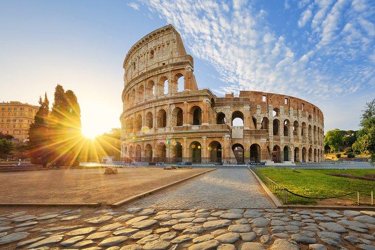 Vue du Colisée à Rome