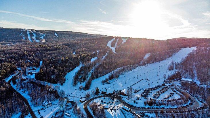 Vista sobre Titus Mountain Family Ski Center