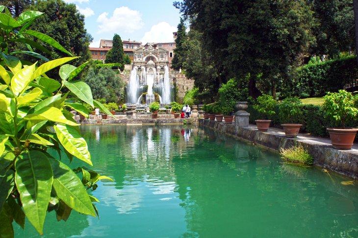 Jardines de Villa d'Este en Tivoli