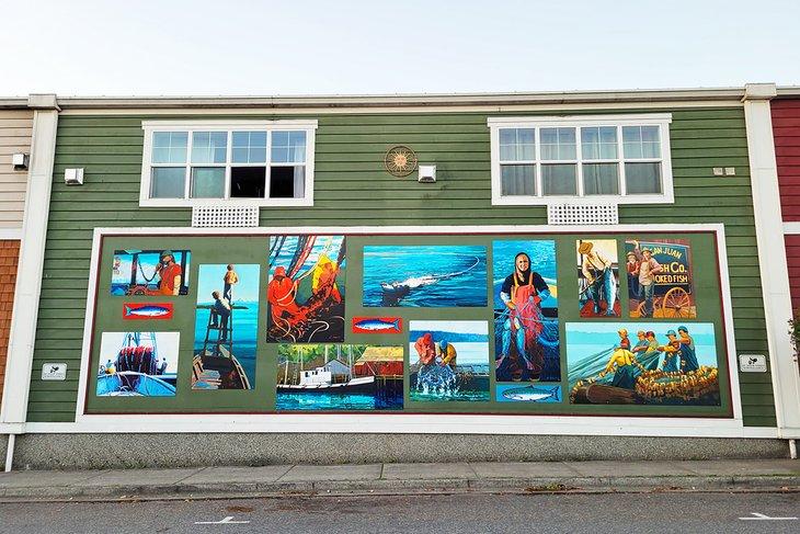 Mural en Friday Harbor