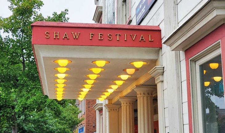 Cartel del lugar del Festival Shaw