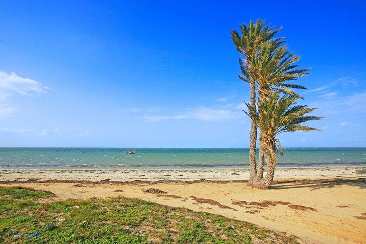 Strand auf den Kerkennah-Inseln