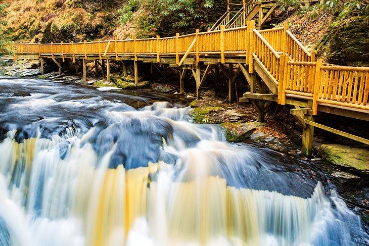 Cascade sur Little Bushkill Creek