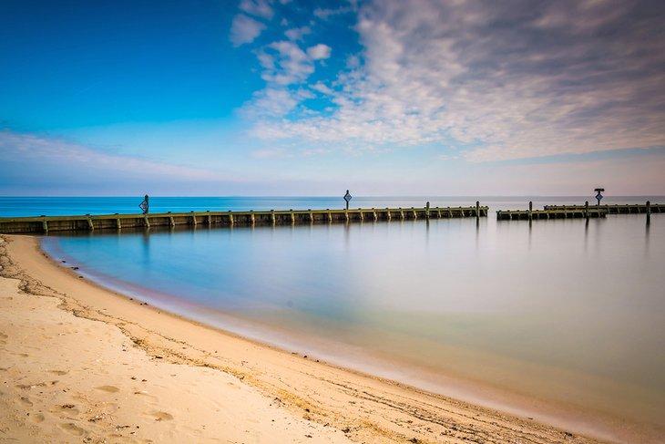 Muelles en North Beach, Maryland