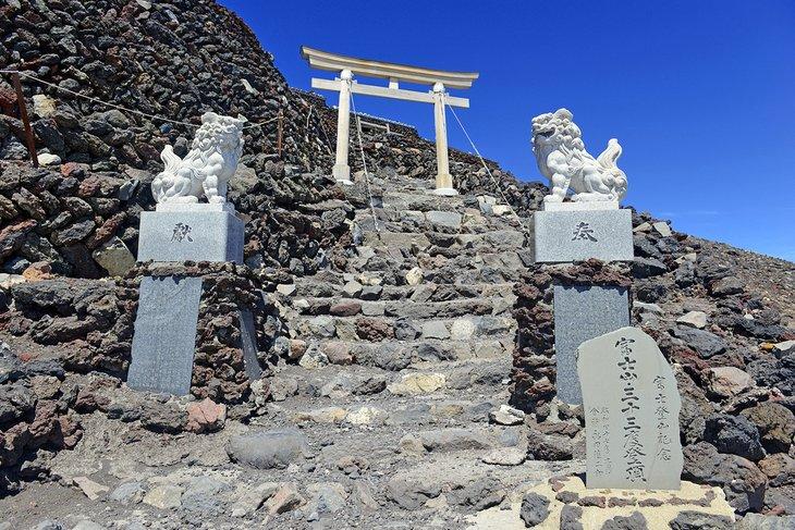 Le sentier Yoshida sur le Mont Fuji