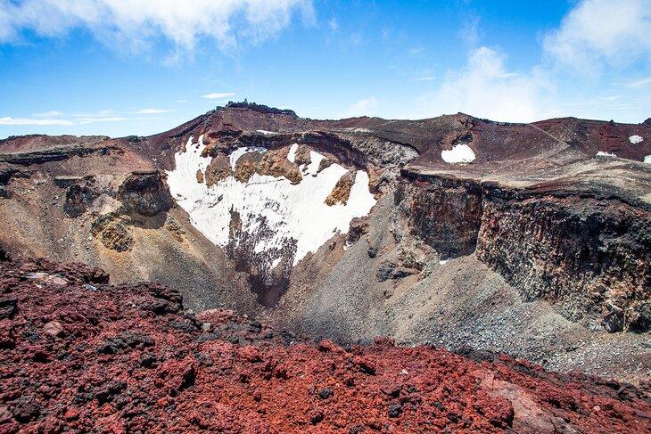 Cratère sur le Mont Fuji