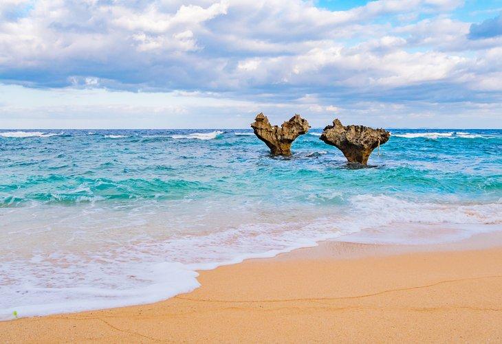 Playa Tinu en la Isla Kouri