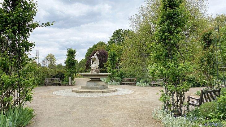 Jardin de roses du parc de Hyde