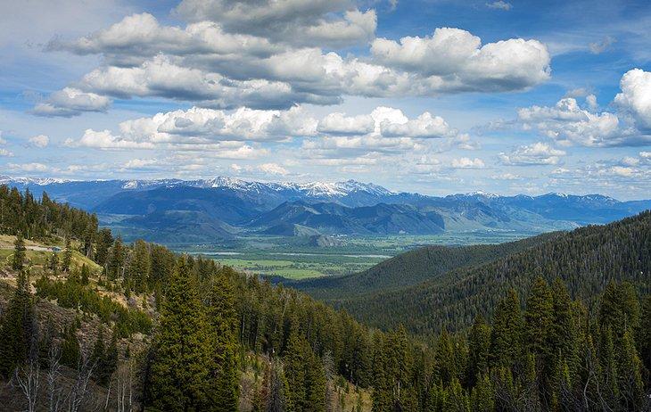 Vista desde Teton Pass