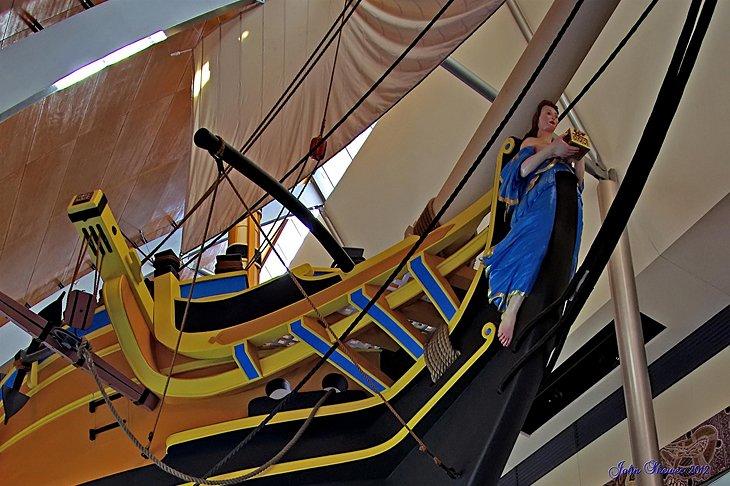 Exhibición del HMS Pandora, Museo de Queensland Tropical