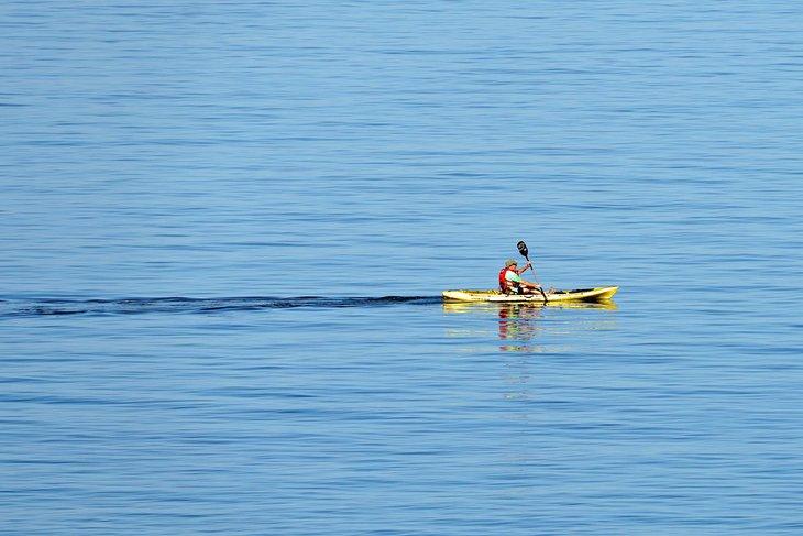 Kayak de mar en Anglesey