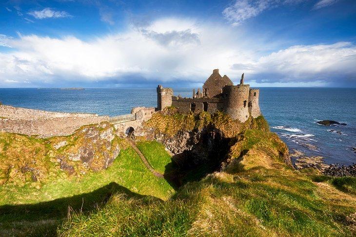 Castillo Dunluce cerca de Coleraine