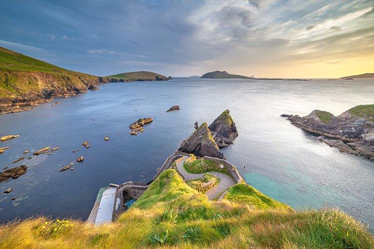 Dunquin Pier en la Península de Dingle