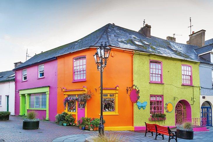 Casas de colores brillantes en Kinsale
