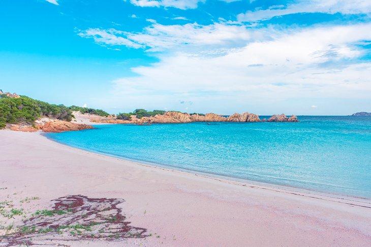 Spiaggia Rosa (Playa Rosa), Isla Budelli, Cerdeña