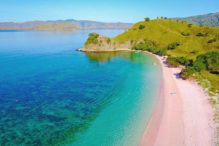 Pink Beach en la Isla Komodo