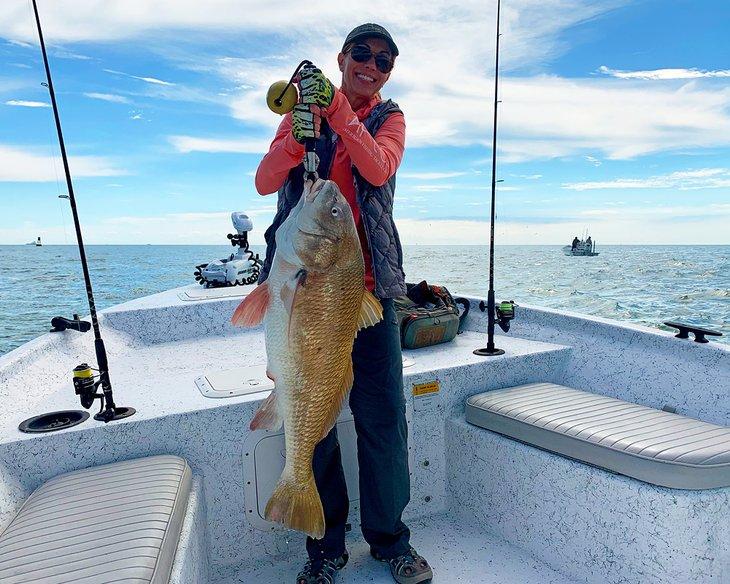 Redfish capturé à Port Aransas