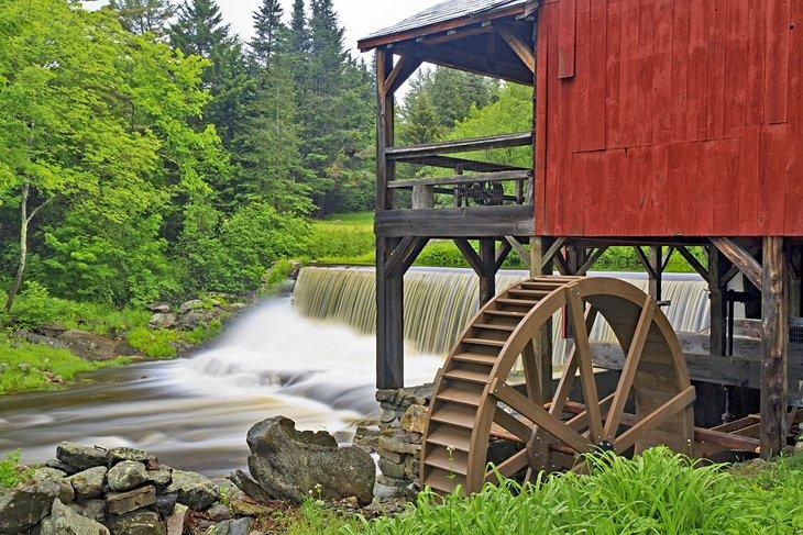 Antiguo molino de grano en Weston