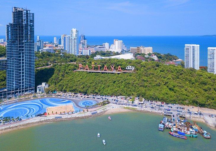 Luftaufnahme von Pattaya