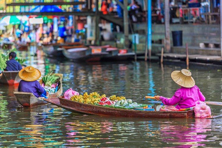 Mercado flotante Damnoen Saduak