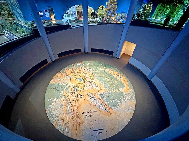 Une carte au Buffalo Bill Center of the West