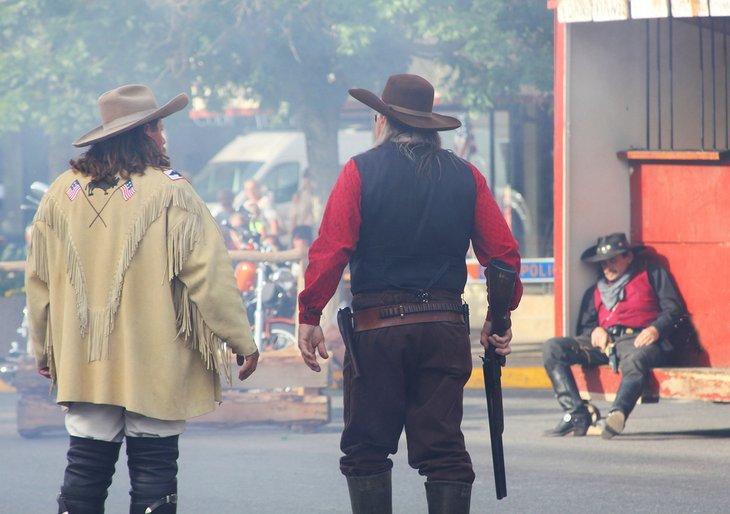 Combat de western à Cody