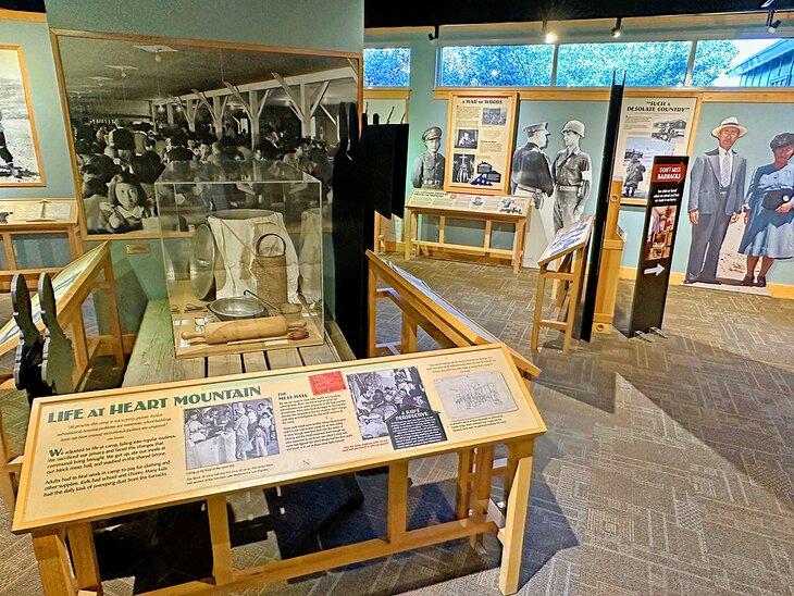 Une exposition au Heart Mountain Interpretive Center