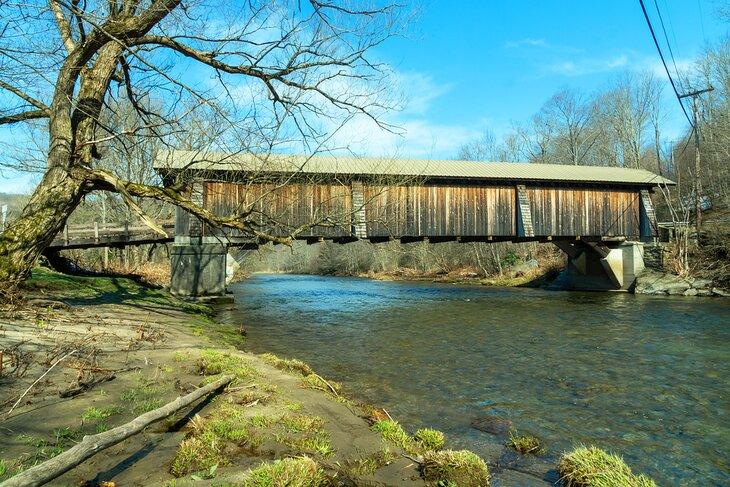 Puente cubierto en Livingston Manor