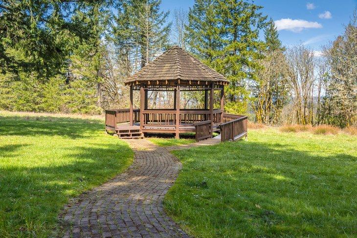 Gazebo en el Parque Estatal Milo McIver