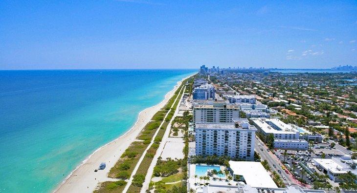 Vista aérea de Surfside Beach