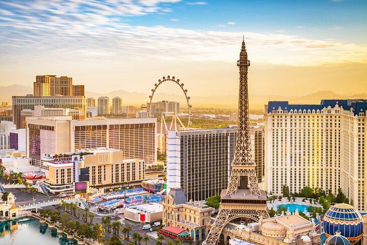 Las Vegas, Nevada al atardecer