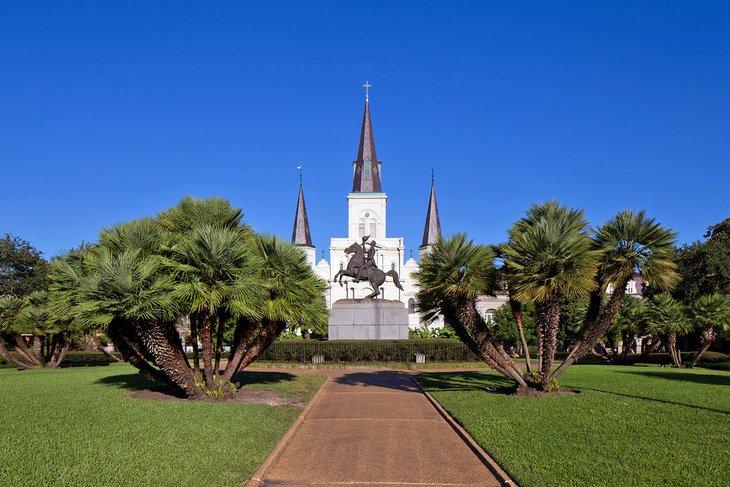 Catedral de San Luis en Jackson Square, Nueva Orleans