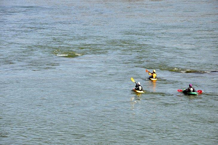 Kayak cerca de Harpers Ferry
